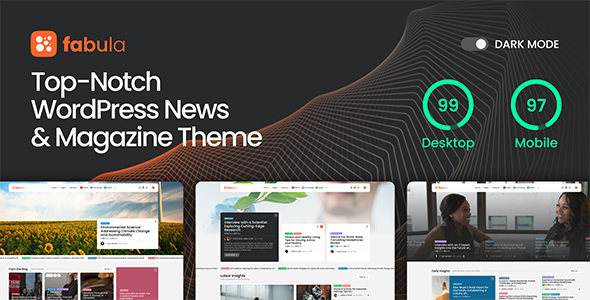 Fabula – News & Magazine WordPress Theme