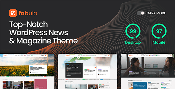 Fabula – News & Magazine WordPress Theme